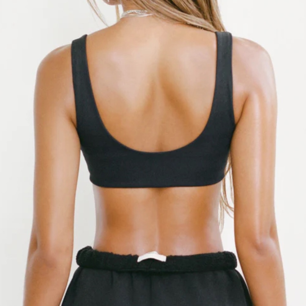 Joah Brown Black Crop Top - Picture 5 of 5